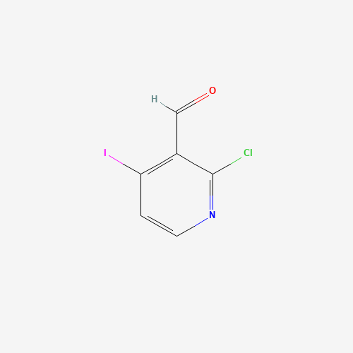 2-Chloro-4-iodonicotinaldehyde 化学構造式