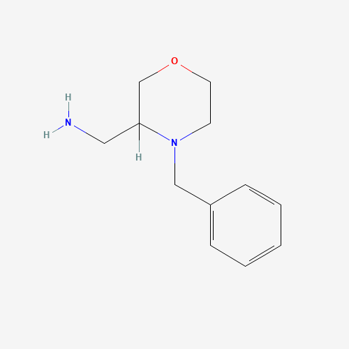 (4-Benzylmorpholin-3-yl)methanamine 化学構造式