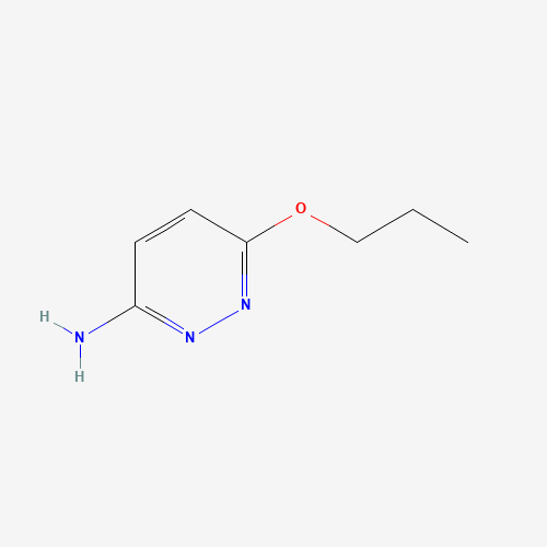 6-Propoxypyridazin-3-amine 化学構造式