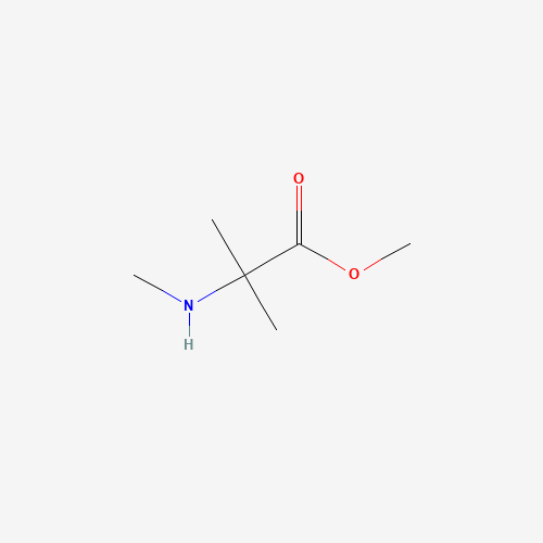 Methyl 2-methyl-2-(methylamino)propanoate 化学構造式