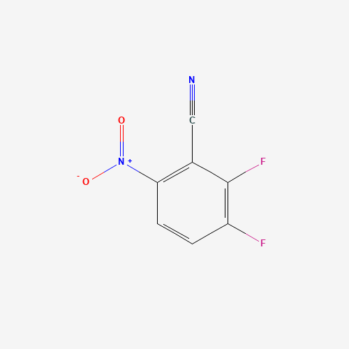 2,3-Difluoro-6-nitrobenzonitrile 化学構造式