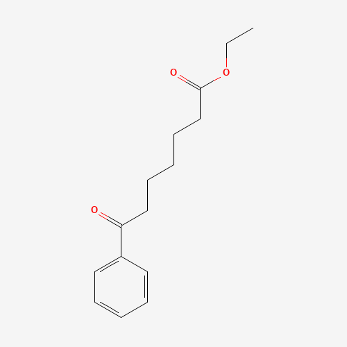 Ethyl 7-oxo-7-phenylheptanoate 化学構造式