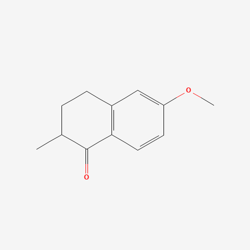 6-Methoxy-2-methyl-1-tetralone 化学構造式