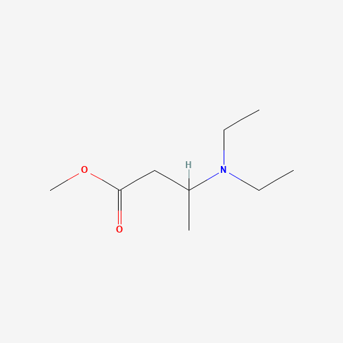 Methyl 3-(diethylamino)butanoate 化学構造式