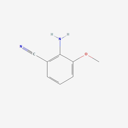 2-Amino-3-methoxybenzonitrile 化学構造式