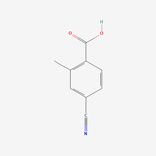 4-Cyano-2-methylbenzoic acid 化学構造式