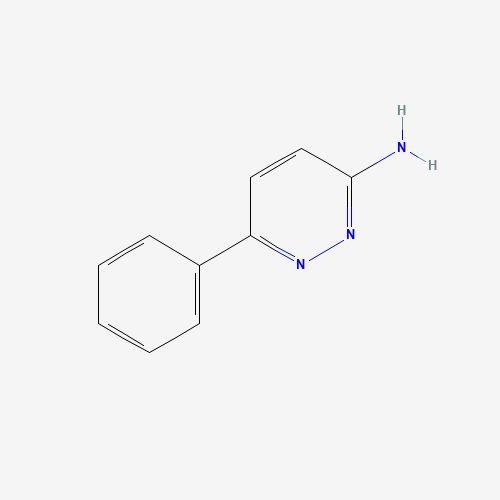 6-Phenylpyridazin-3-amine 化学構造式